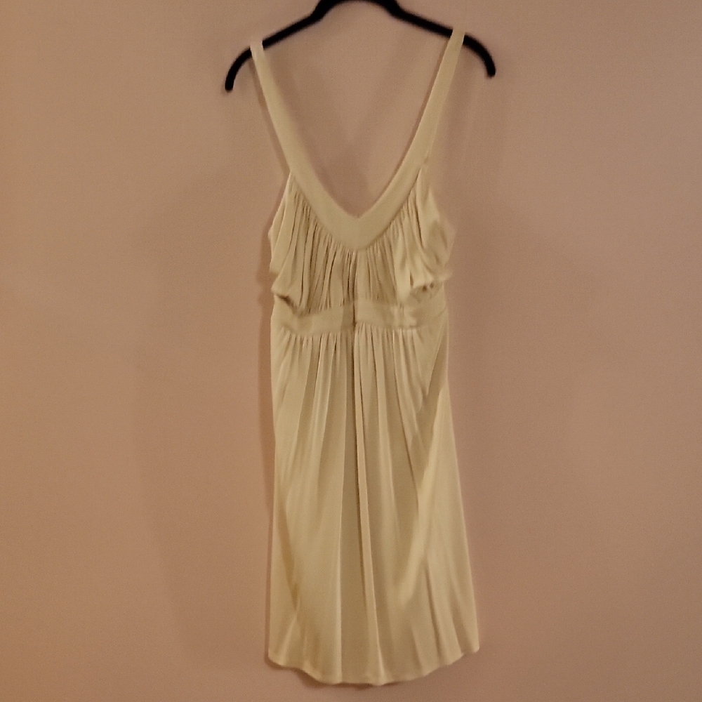 Elegant Cream Sleepwear Dress